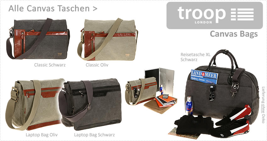 Alle TROOP London Taschen im EBAYSHOP > klick >