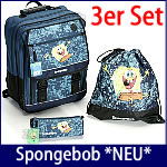 SPONGEBOB Ranzen von FABRIZIO im SET >