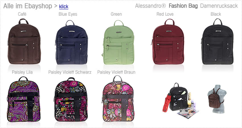 Alle ALESSANDRO RUcksäcke im EBAYSHOP > klick >