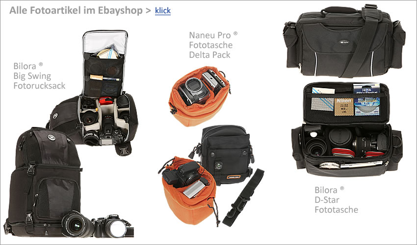 Alle FOTOTASCHEN im EBAYSHOP > klick >