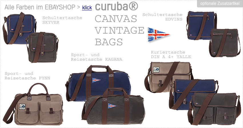Alle CURUBA CANVAS Taschen > Klick >