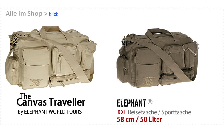 Alle ELEPHANT CANVAS Taschen im EBAYSHOP > klick >