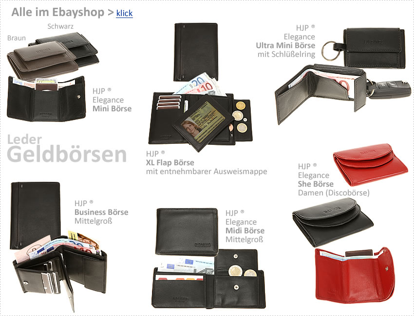 Alle GELDBÖRSEN / Börsen im EBAYSHOP > klick >