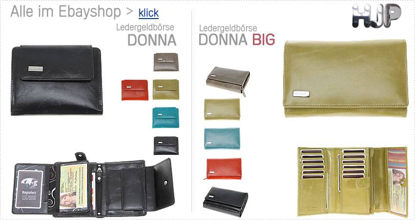 Alle DONNA Ledergeldbörsen im EBAYSHOP > klick >