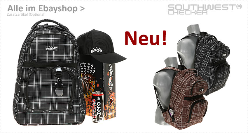 Alle SOUTHWEST ® CHECKER Schulrucksäcke > im EBAYSHOP > klick >