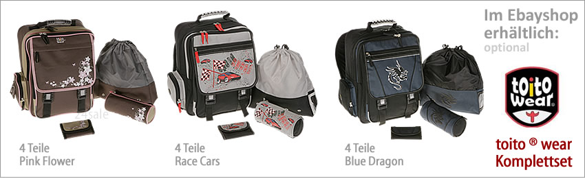 ALLE Toito Wear ® Schulrucksäcke im Ebayshop > klick >
