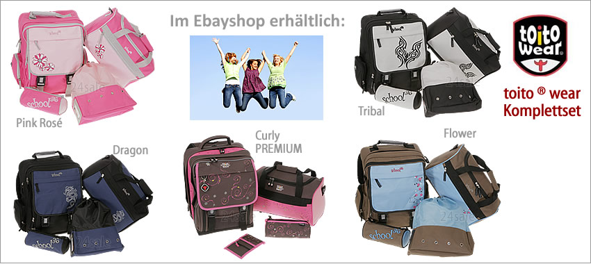 Alle TOITO WEAR ® Schulranzen im EBAYSHOP > klick >