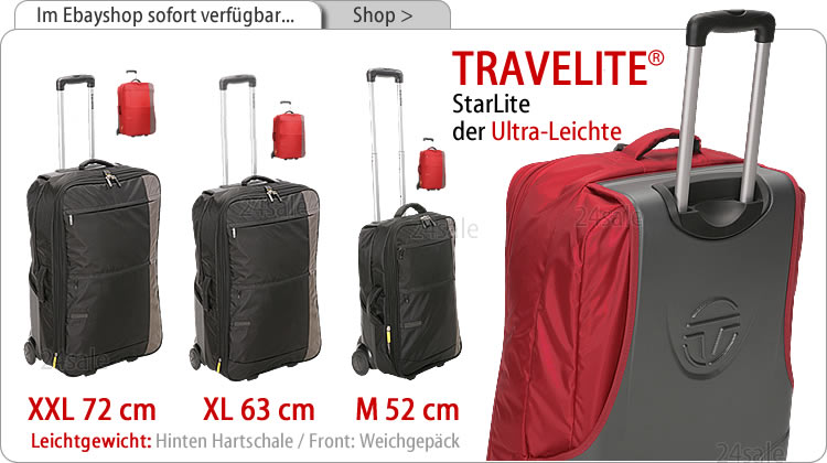 Alle TRAVELITE Koffer / Trolleys sehen klick >