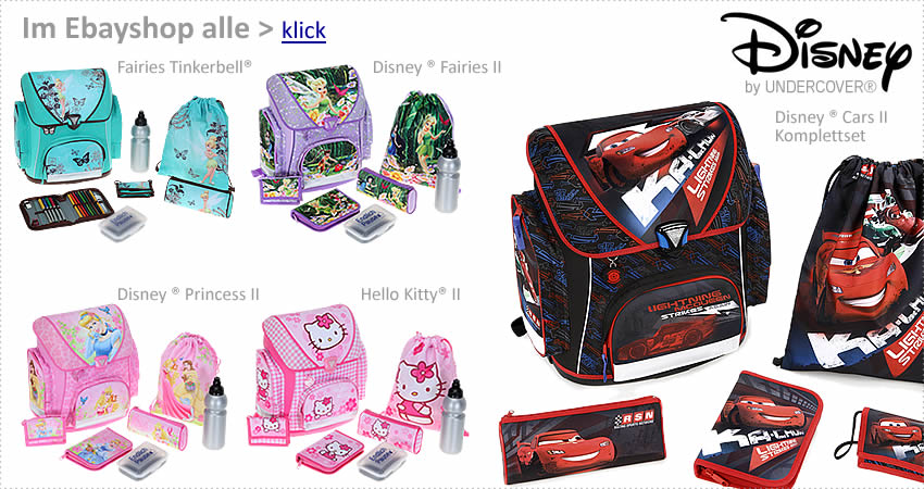 Alle DISNEY® Schulranzen im EBAYSHOP > klick >