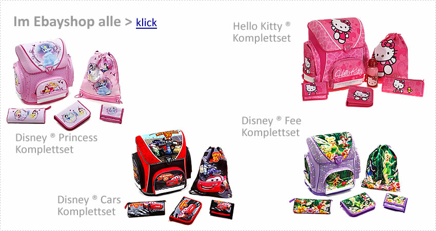 Alle DISNEY ® Schulranzen im EBAYSHOP > klick >