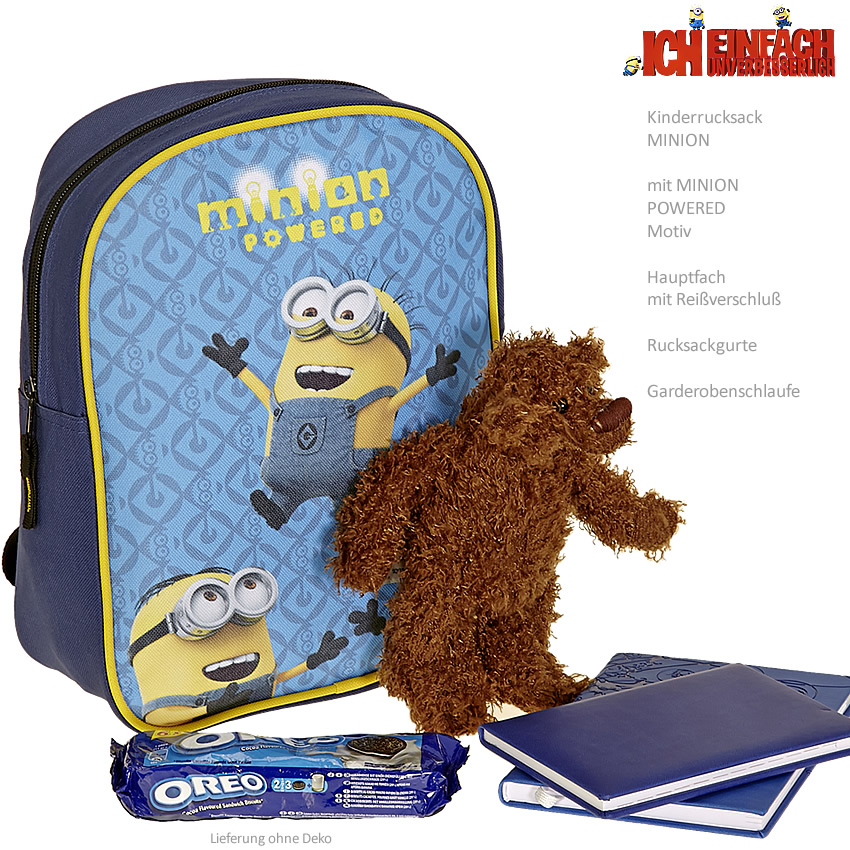 MINIONS Kindergartenrucksack Rucksack Tasche NEU