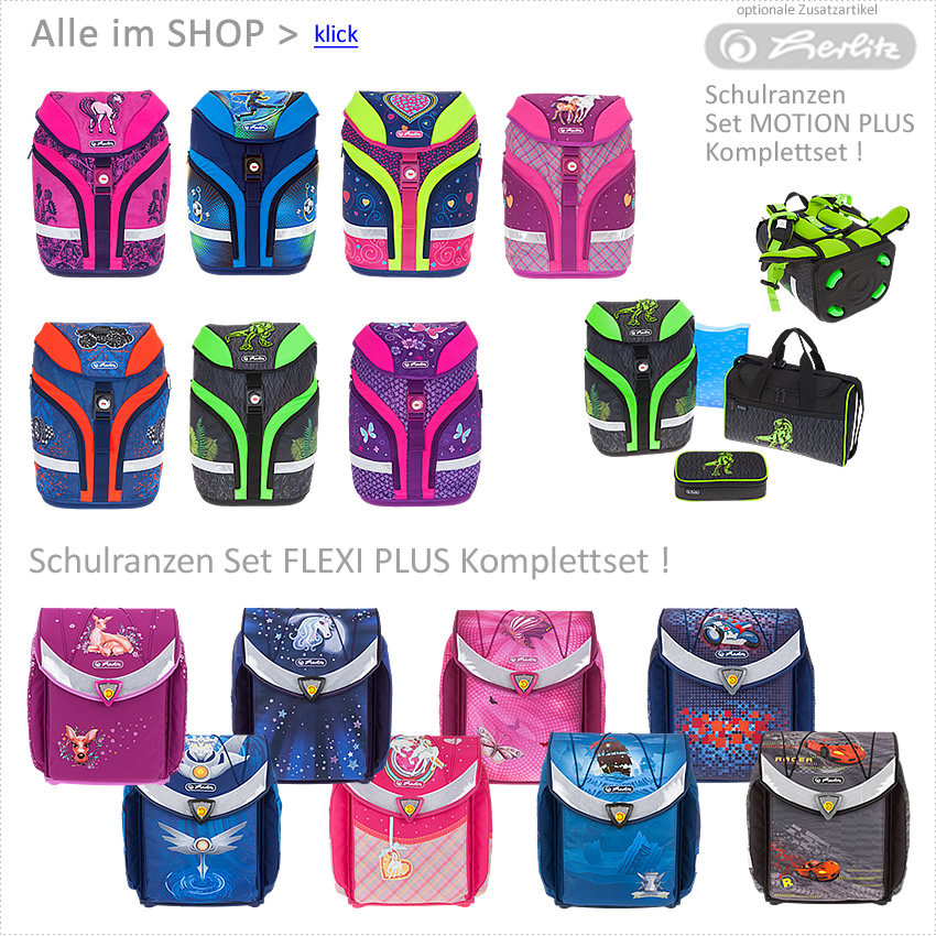 4008110558639 herlitz Schulranzen Flexi Plus ´Red Robo Dragon´ 50013630