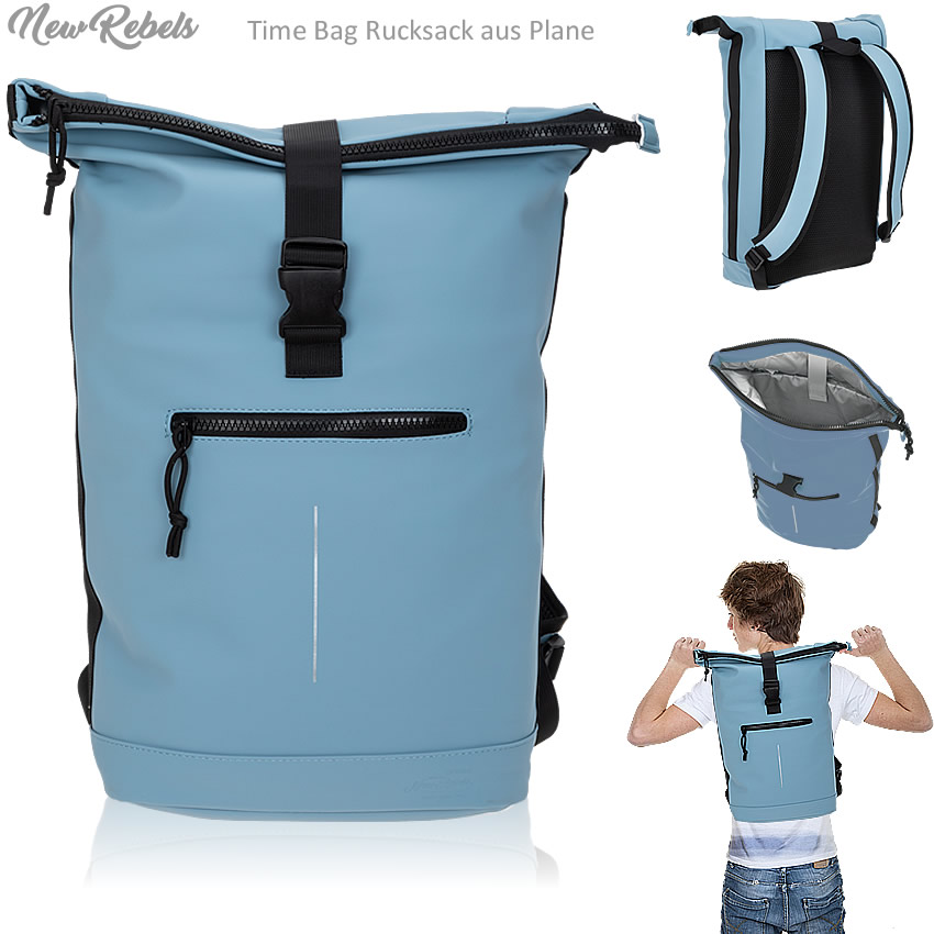 Travelite Rollup Fahrrad Rucksack Kurierrucksack Daypack Notebookfach anthrazit